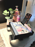 Bedside Clamp-On Organizer Shelf: Charging Dock, Dorm Room Essential