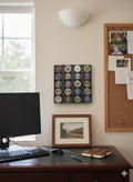Sleek Wall-Mounted Challenge Coin Display – Fits 1.75" Coins