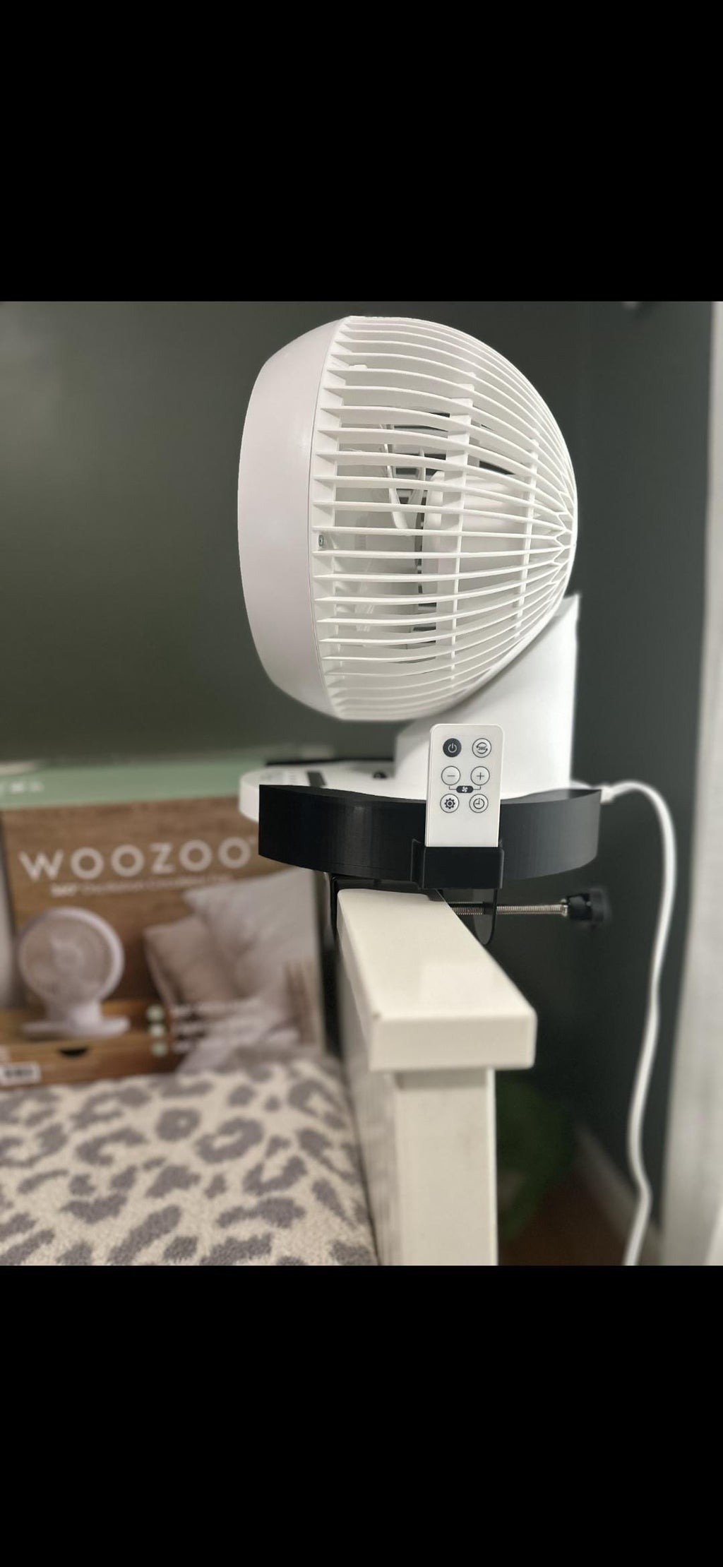 Woozoo Fan Holder "Breeze Buddy" - Dorm & Bunk Bed Mount