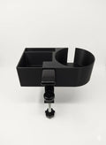 Clamp-On Cup and Phone Holder for Chairs, Desks, Outdoor Use