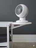 Clamp-On Desk Shelf for Fans & Decor Space-Saving College Dorm Room Organizer, Floating Bedside Table
